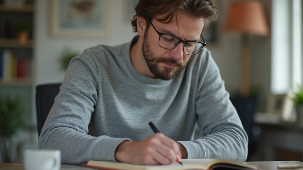 Persoon maakt notities terwijl ze Nederlands spreken, schrijft moeilijke woorden op